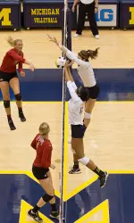 Krystalyn Goode (lower) and Abby Cole