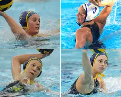 Clockwise from top left: Lauren Colton, Kelsey Nolan, Bryce Beckwith, Kiki Golden