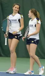 Emina Bektas (L) and Brooke Bolender