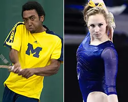 Evan King (L) and Katie Zurales