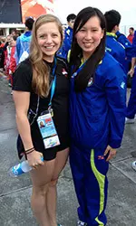 Claudia Lau (R) and Marni Oldershaw