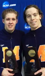 Anders Nielsen (L) and Connor Jaeger