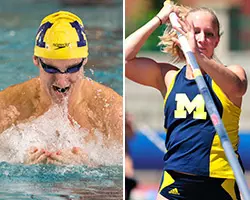 David Moore (L) and Kiley Tobel