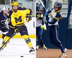 JT Compher (L) and Lyndsay Doyle