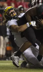 Jordan Glasgow made two tackles at Rutgers