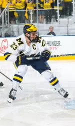 Alex Kile sends a shot just over the cross bar in Friday's opener.