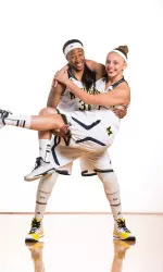 Madison Ristovski and Kelsey Mitchell