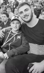 Alec Vorhoff (left) and Jake Butt