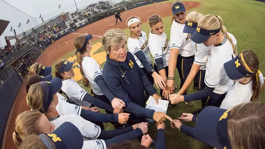 Softball Pregame Huddle