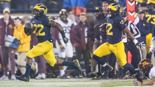 Karan Higdon and Chris Evans