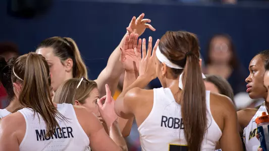 Women's Basketball Huddle