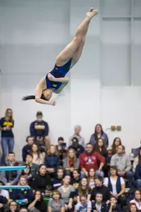 Michigan swimming and diving takes on Indiana University at Canham Natatorium in Ann Arbor, MI. on Jan 13, 2018.