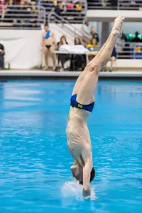 Michigan swimming and diving takes on Indiana University at Canham Natatorium in Ann Arbor, MI. on Jan 13, 2018.