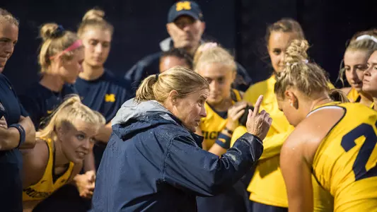 Field Hockey Team Huddle Generic