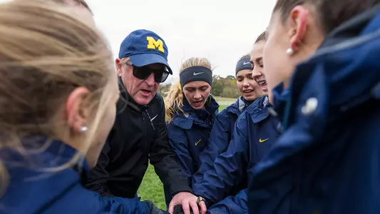 Women's Cross Country Pre-race Huddle Generic