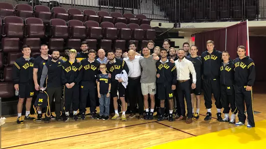 Wrestling Team Sean Bormet's First Victory