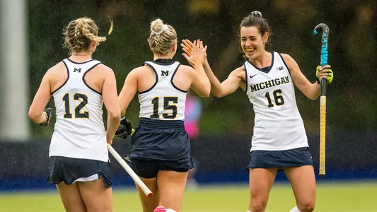 Field Hockey Goal Celebration