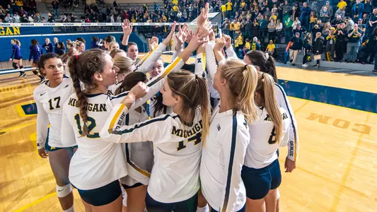 Volleyball Team Huddle Generic