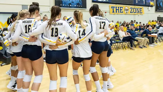 Volleyball Team Huddle Generic