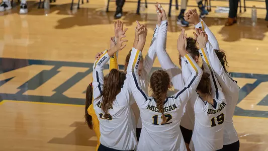 Volleyball Team Huddle Generic