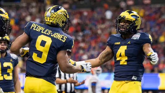 Donovan Peoples-Jones (left), Nico Collins