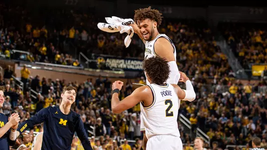 Isaiah Livers and Jordan Poole