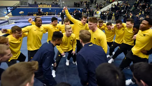 Men's Gymnastics Maize & Blue Intrasquad Generic