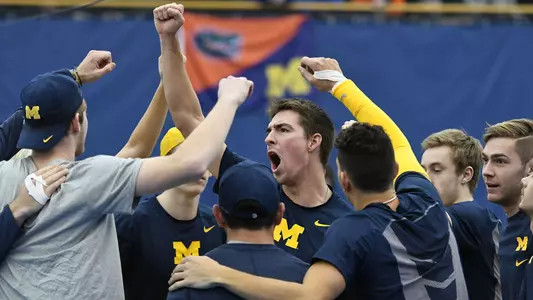 Men's Tennis Team Celebration