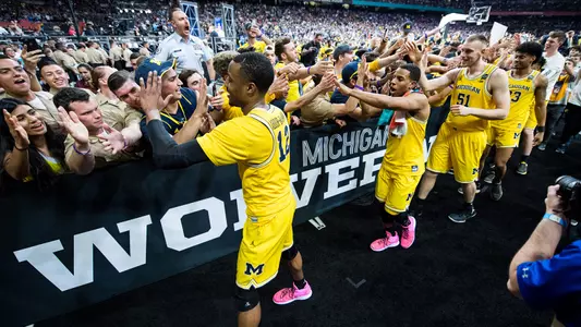 Men's Basketball Postgame with Fans