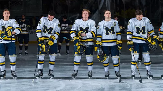 Michigan Hockey Jersey: Complete Guide to Wolverines' Iconic Maize and Blue Uniforms 11 Michigan to Square Off with Notre Dame in Frozen Four - University of Michigan Athletics
