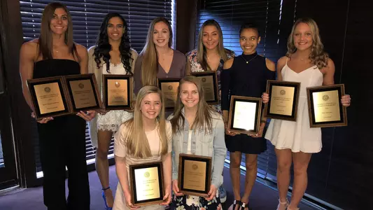 Women's Gymnastics 2018 Banquet Winners Generic