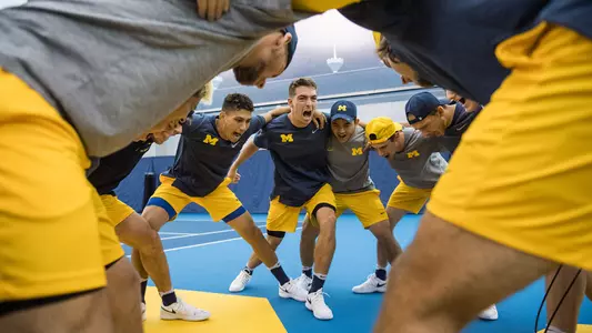 Men's Tennis Team Huddle Generic