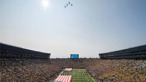American Flag, Flyover pregame generic
