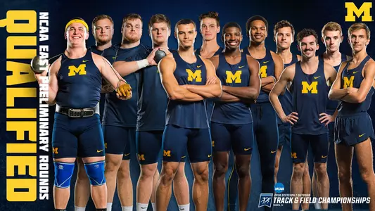 Men's Track and Field NCAA East Preliminaries Graphic Generic