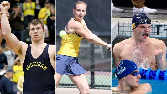 Adam Coon, Kate Fahey, PJ Ransford CoSIDA All-Americans