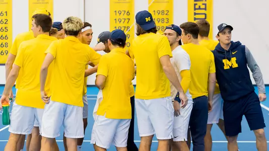 Men's Tennis Team Huddle Generic