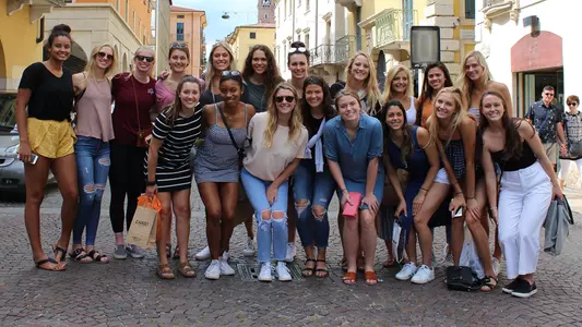 Volleyball #MGoEurope Day 3 Verona Group Photo Generic