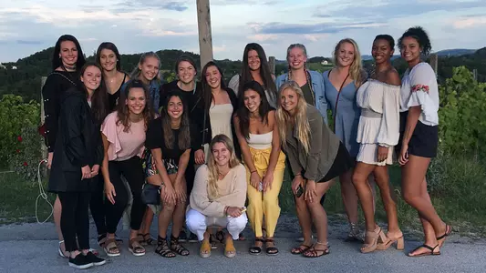 Volleyball #MGoEurope Day 6 Dinner Photo 5