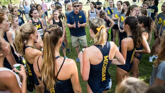 Women's Cross Country Team Huddle Generic