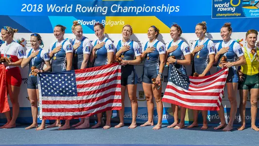Rowing World Championships Medal Stand