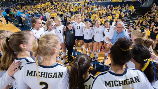 Volleyball Team Huddle Generic