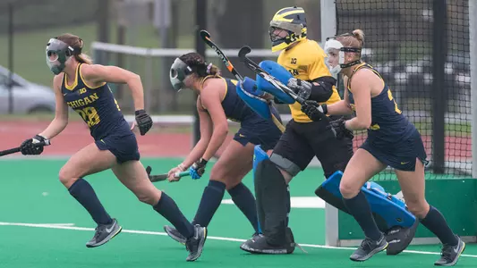 Field Hockey Defending Goal Generic