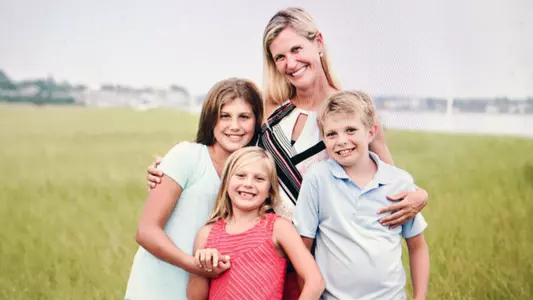 Courtney Reid and Children