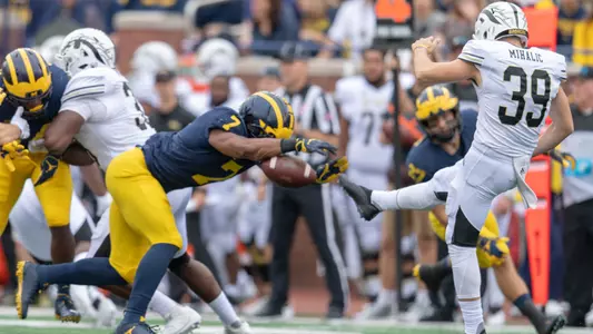 Khaleke Hudson Punt Block