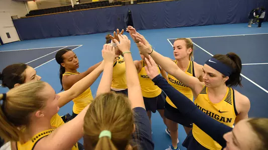 Women's Tennis Team Huddle Generic