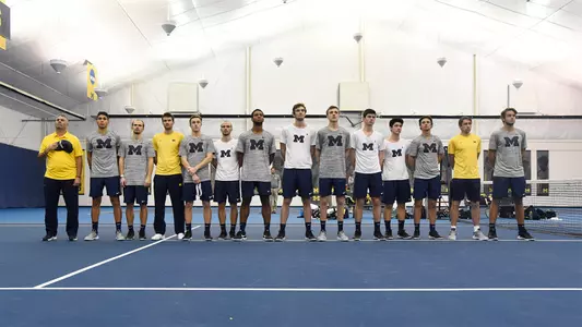 Men's Tennis Spring Team Shot Generic