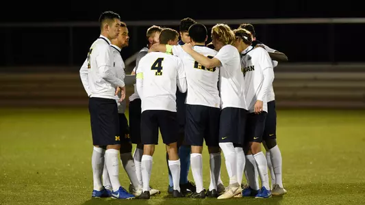 Men's Soccer Huddle