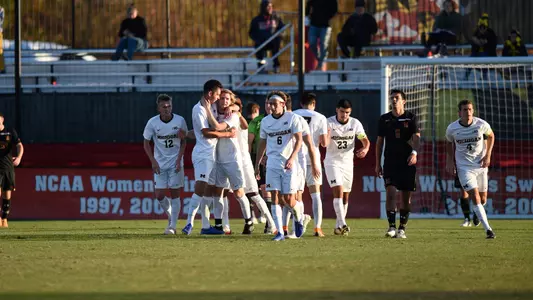 Men's Soccer Team Celebration Generic (Greg Fiume photo)