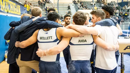 Men's Gymnastics Team Huddle Generic
