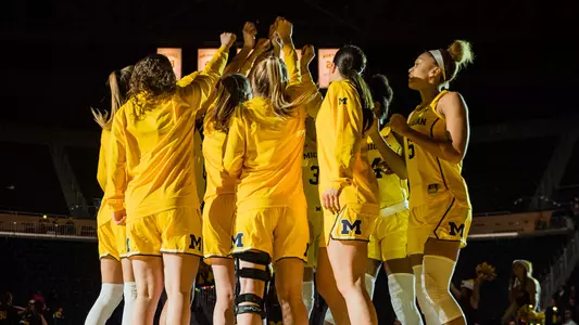 Women's Basketball Team Huddle Generic